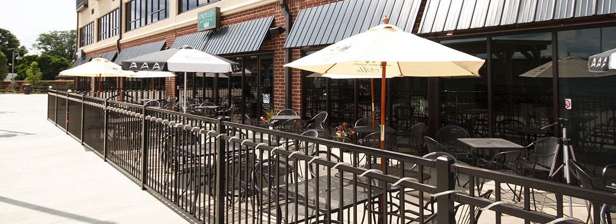 The Harrison Retail Spaces Patio Side